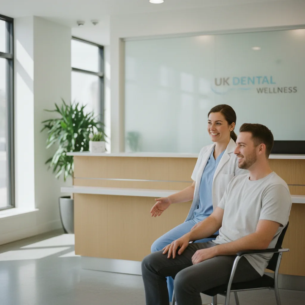A bright, modern dental practice reception